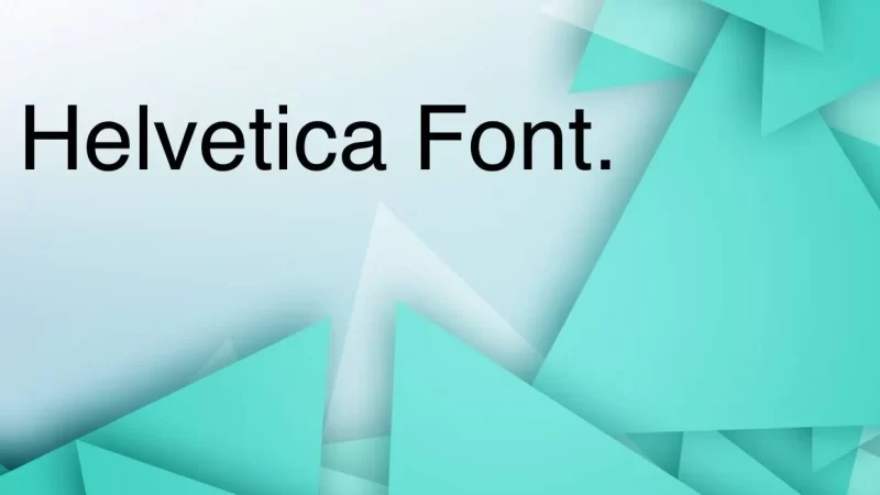 Helvetica Font Free Download