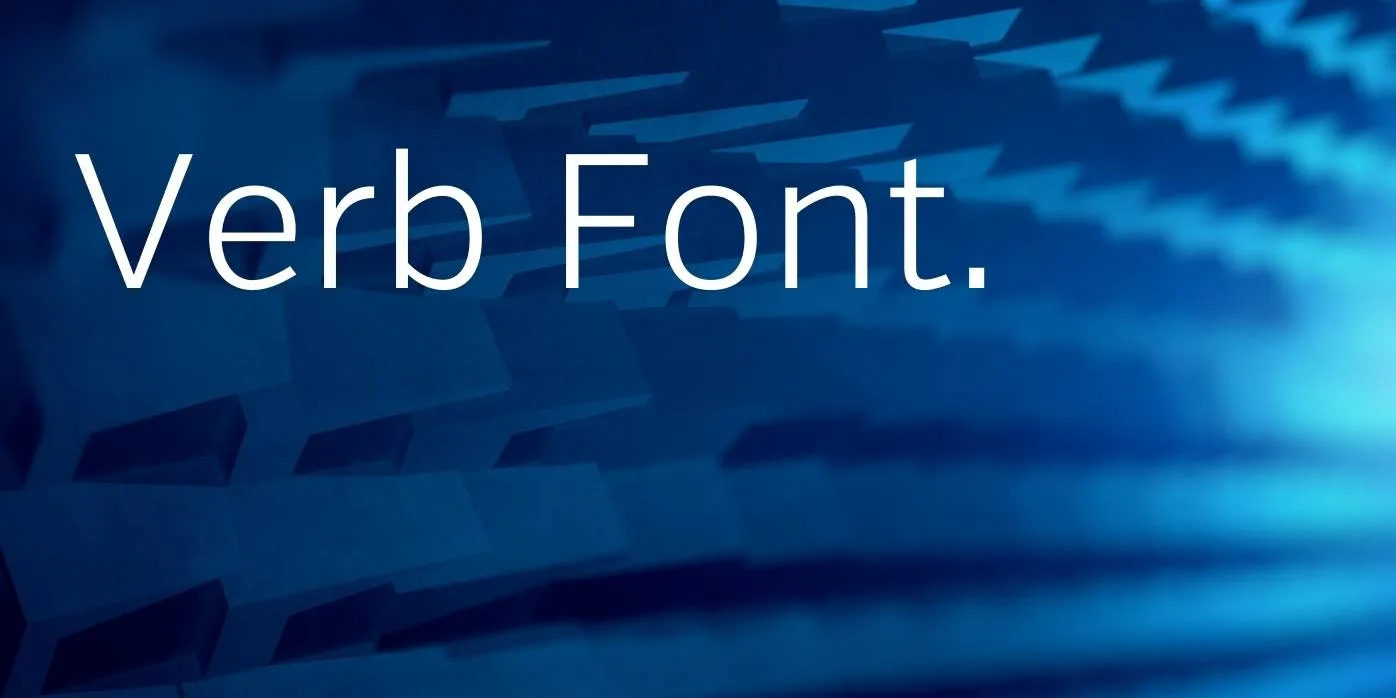 Verb Font Free Download