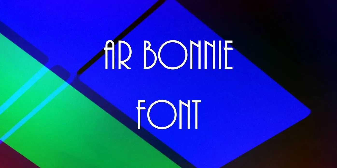 AR Bonnie Font Free Download