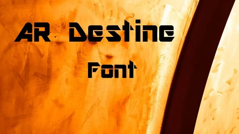 Ar Destine Font Free Download