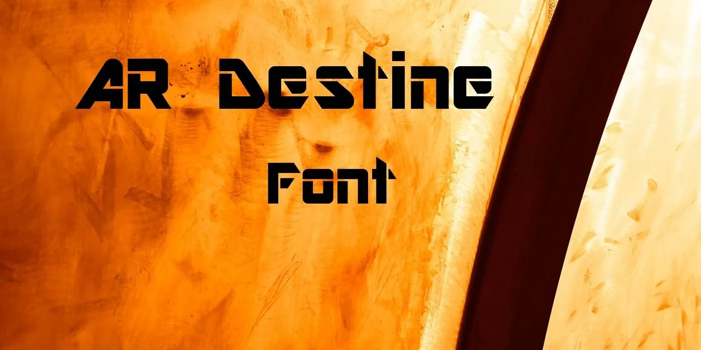 Ar Destine Font Free Download