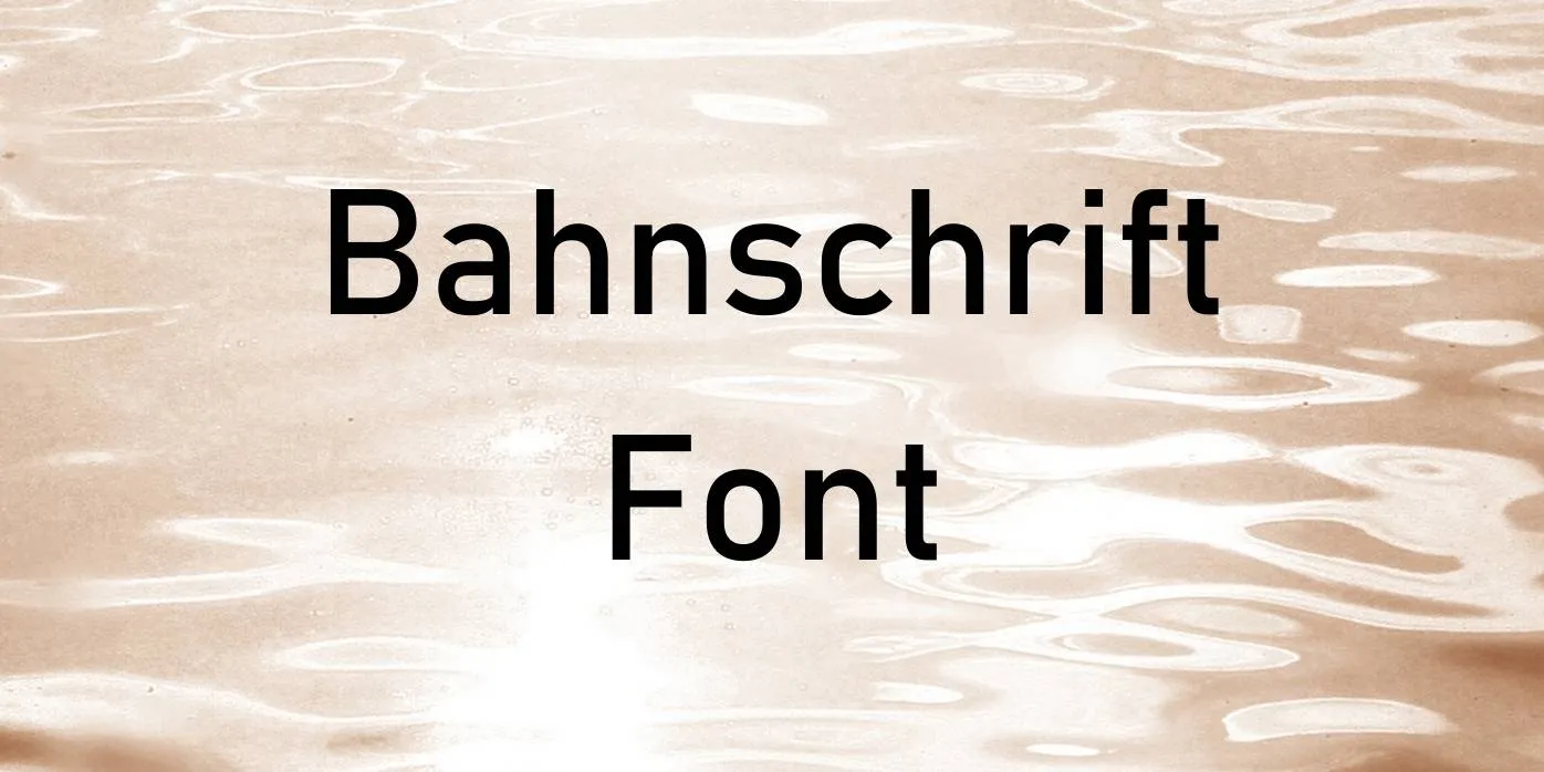 Bahnschrift Font Free Download