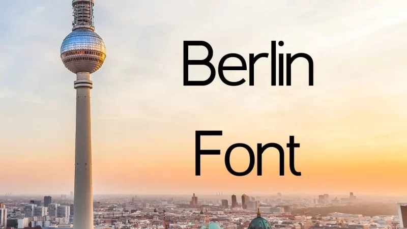 Berlin Font Free Download