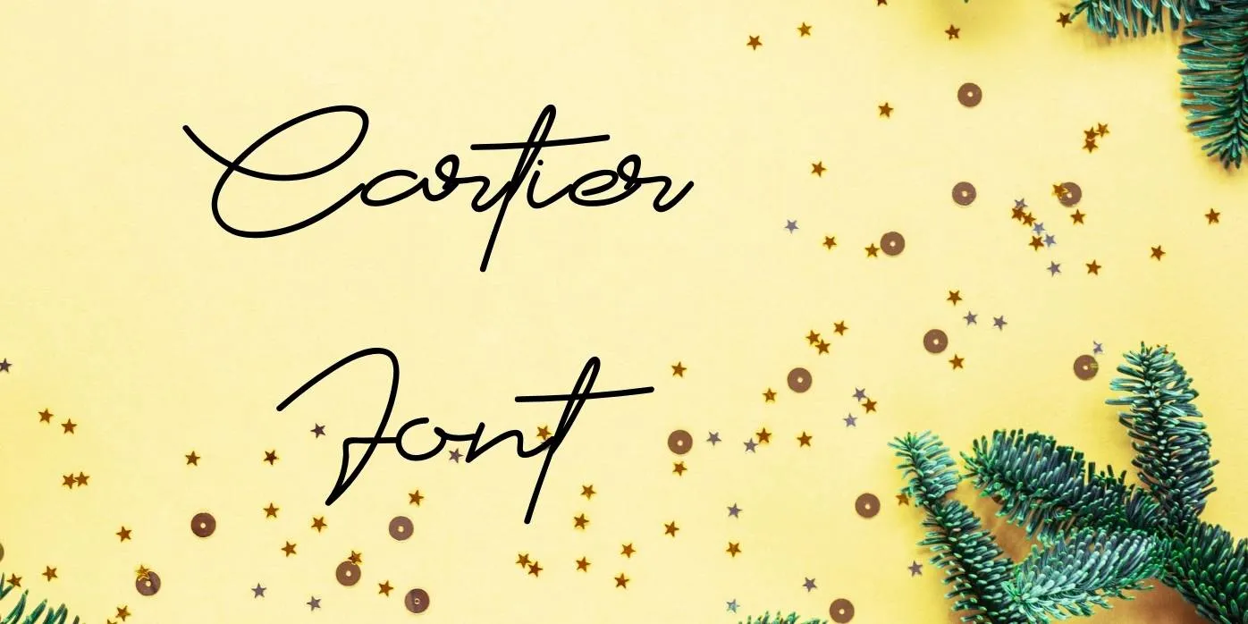 Cartier Font Free Download