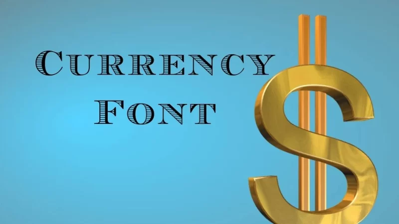 Currency Font Free Download