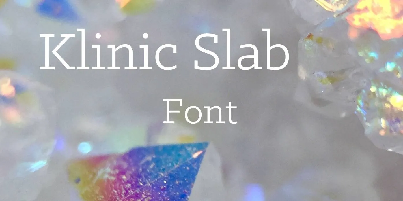 Klinic Slab Font Free Download