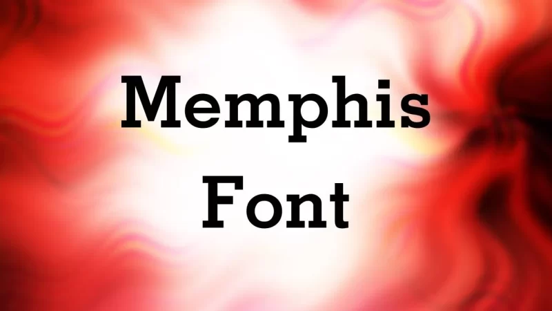 Memphis Font Free Download