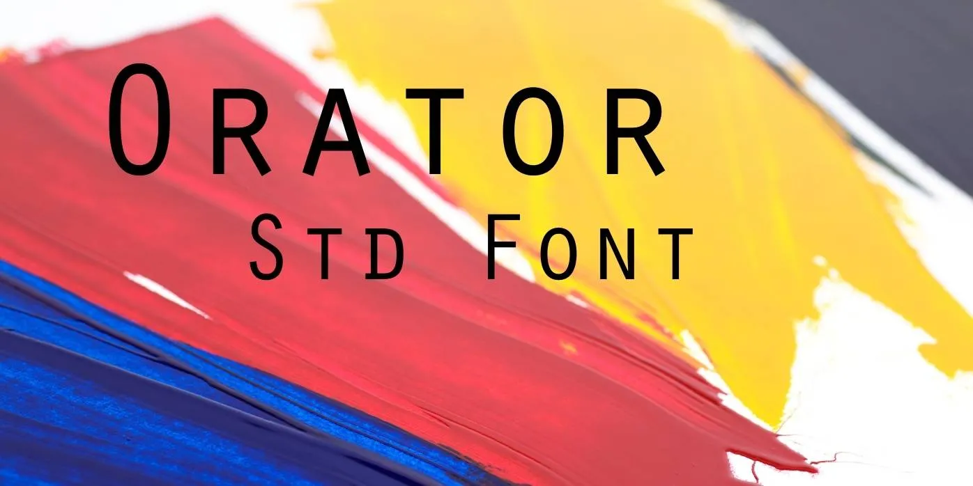 Orator Std Font Free Download