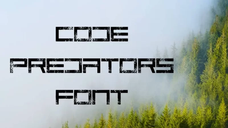 Code Predators Font Free Download