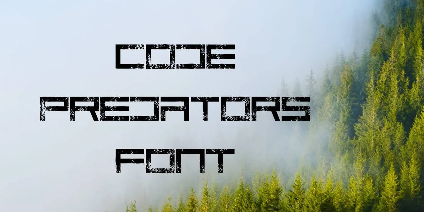 Code Predators Font Free Download