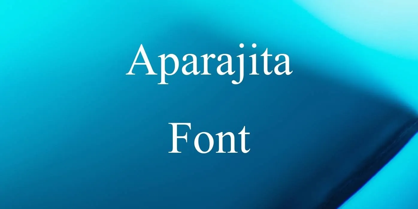 Aparajita Font Free Download