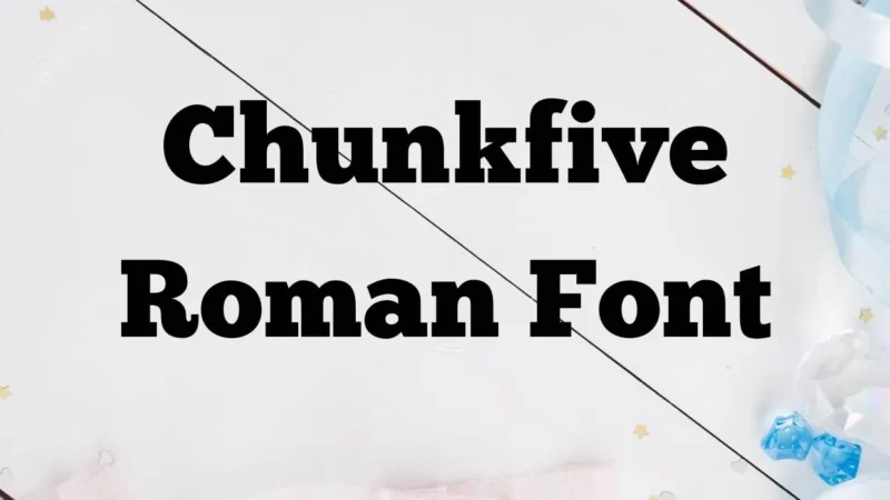 Chunk Five Roman Font Free Download