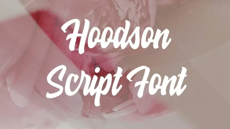 Hoodson Script Font Free Download