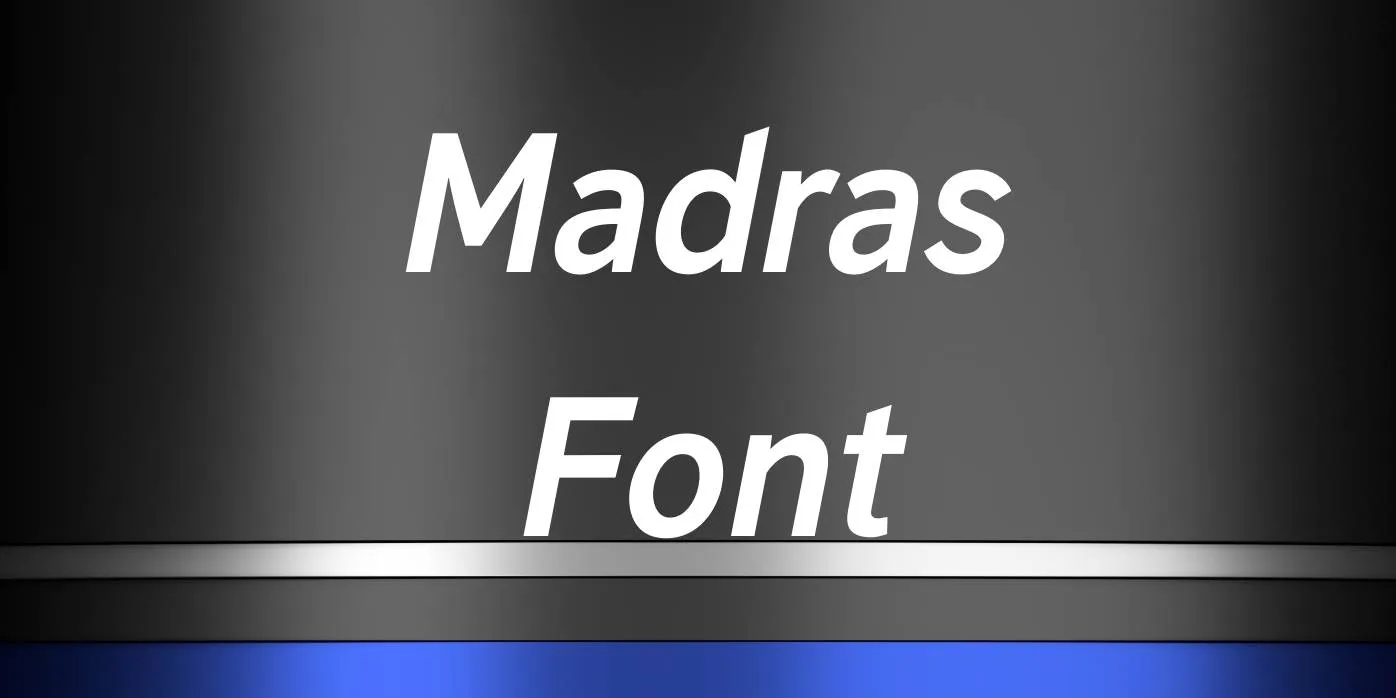 Madras Font Free Download