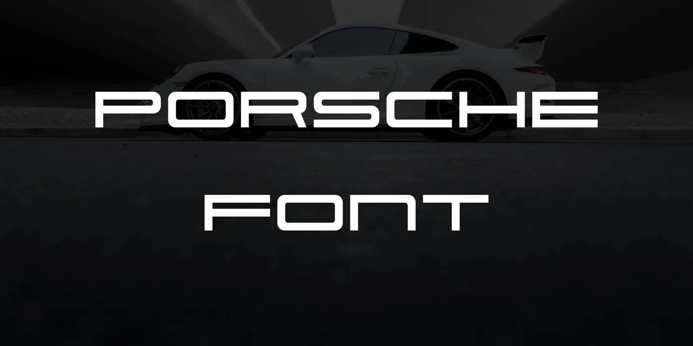 Porsche Font Free Download