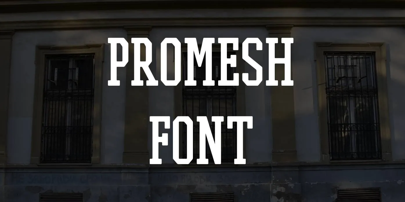 Promesh Font Free Download