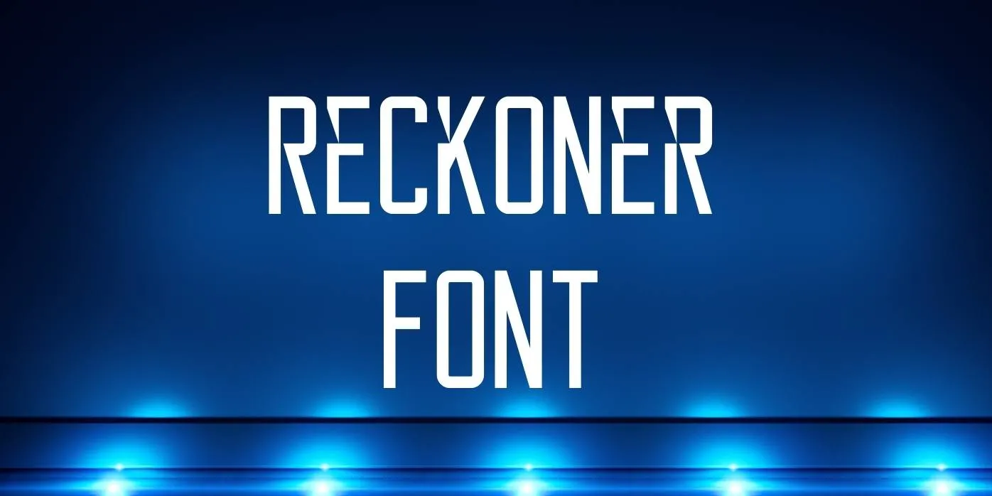 Reckoner Font Free Download