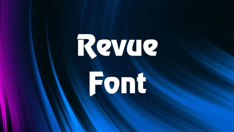 Revue Font Free Download