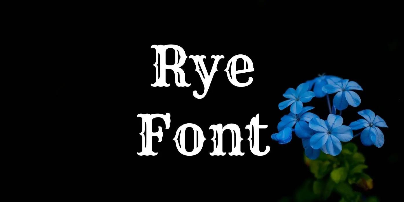 Rye Font Free Download