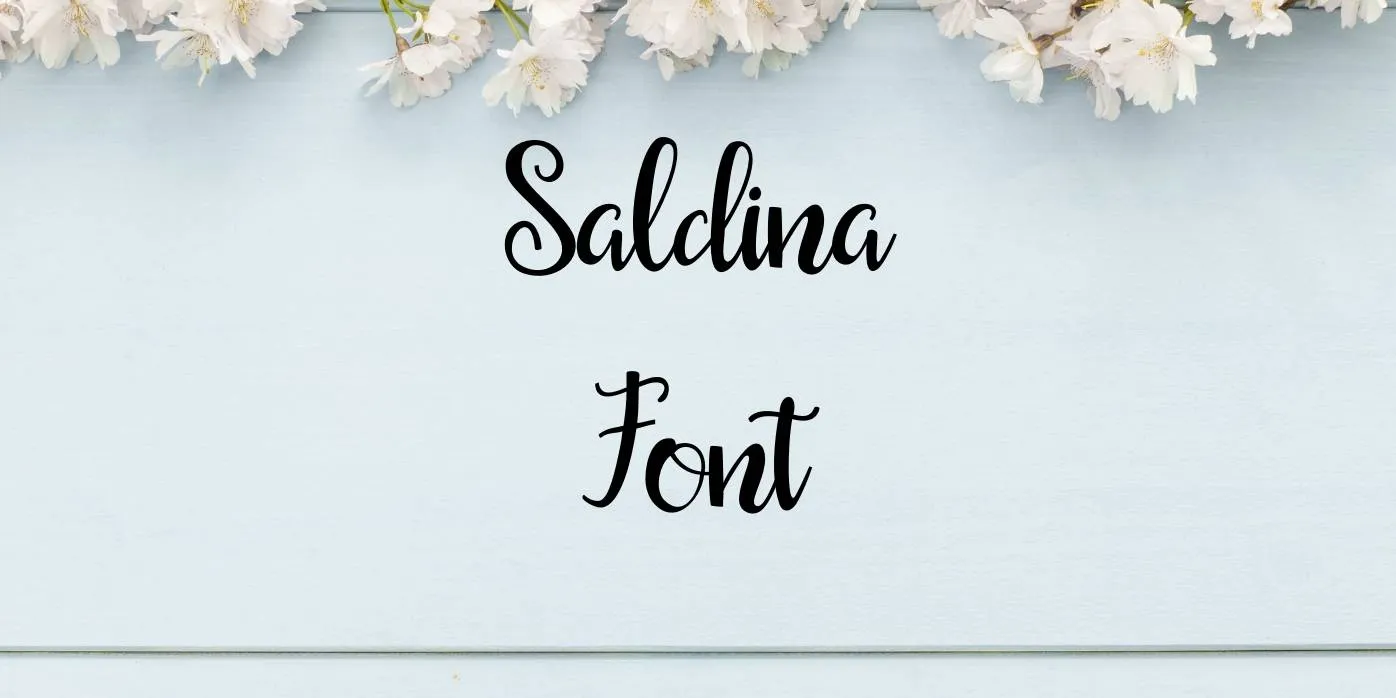 Saldina Font Free Download