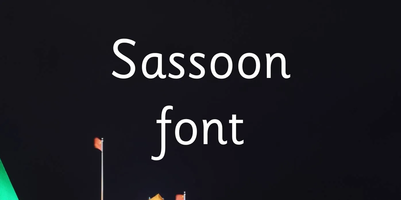 Sassoon Font Free Download