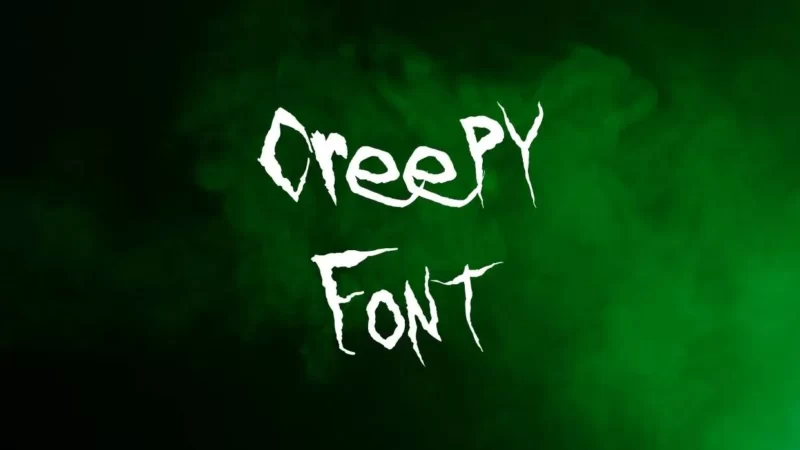 Creepy Font Free Download