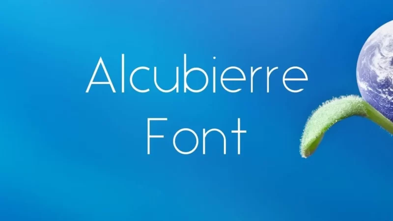 Alcubierre Font Free Download