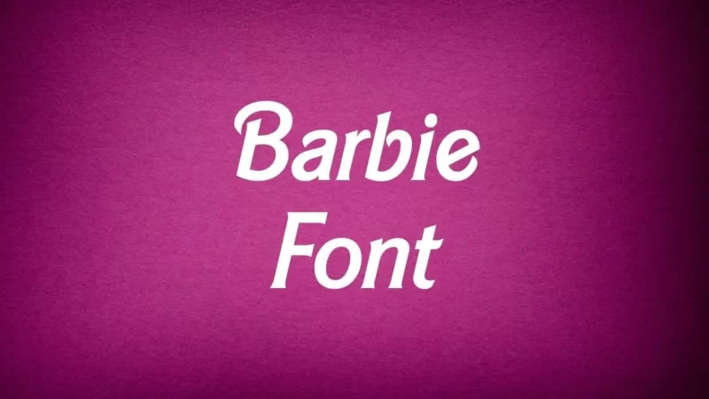 Barbie Font Free Download