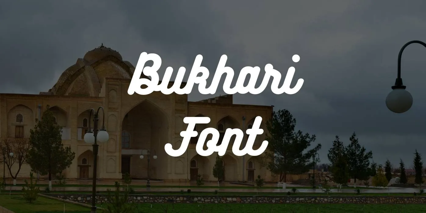 Bukhari Font Free Download