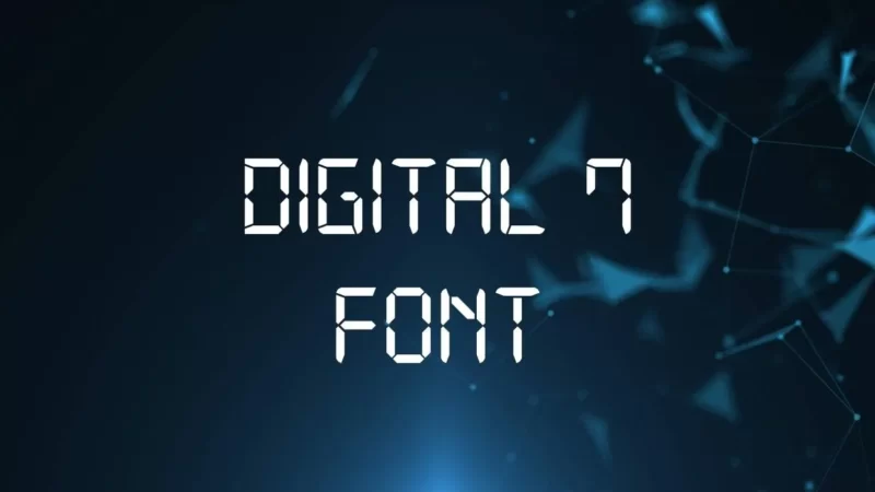 Digital 7 Font Free Download