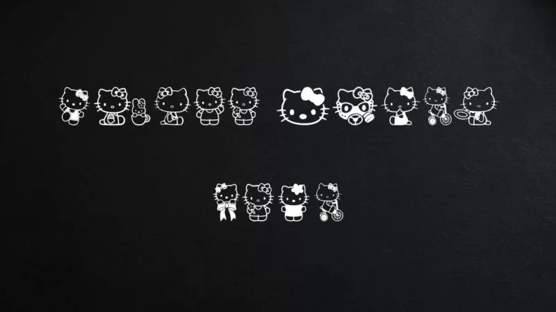 Hello Kitty Font Free Download
