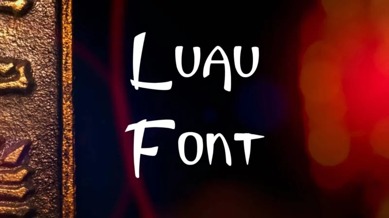 Luau Font Free Download