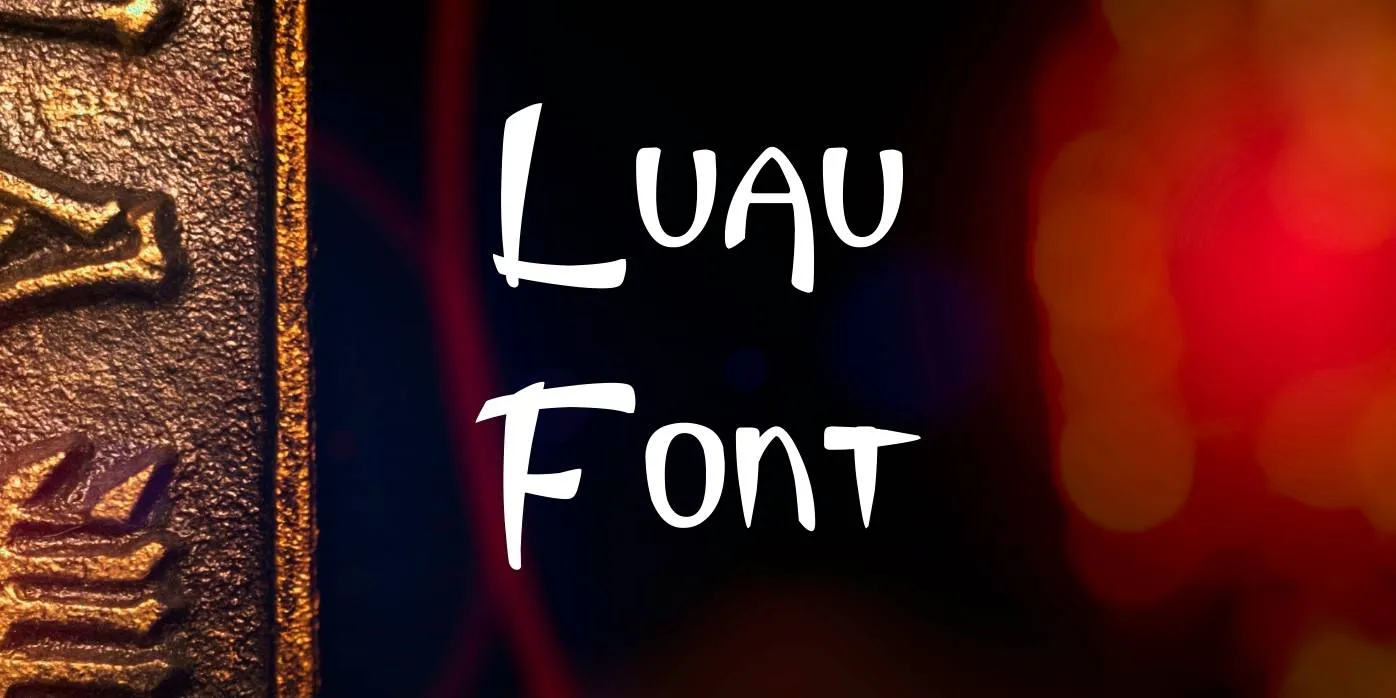 Luau Font Free Download