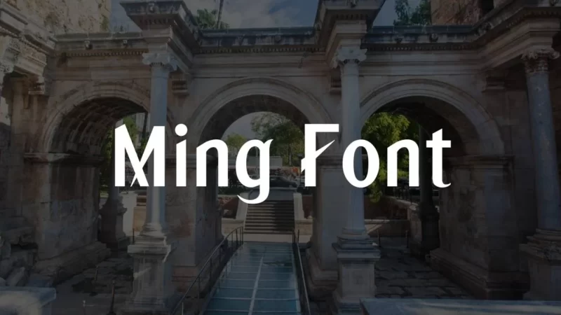 Ming Font Free Download