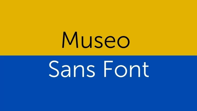 Museo Sans Font Free Download