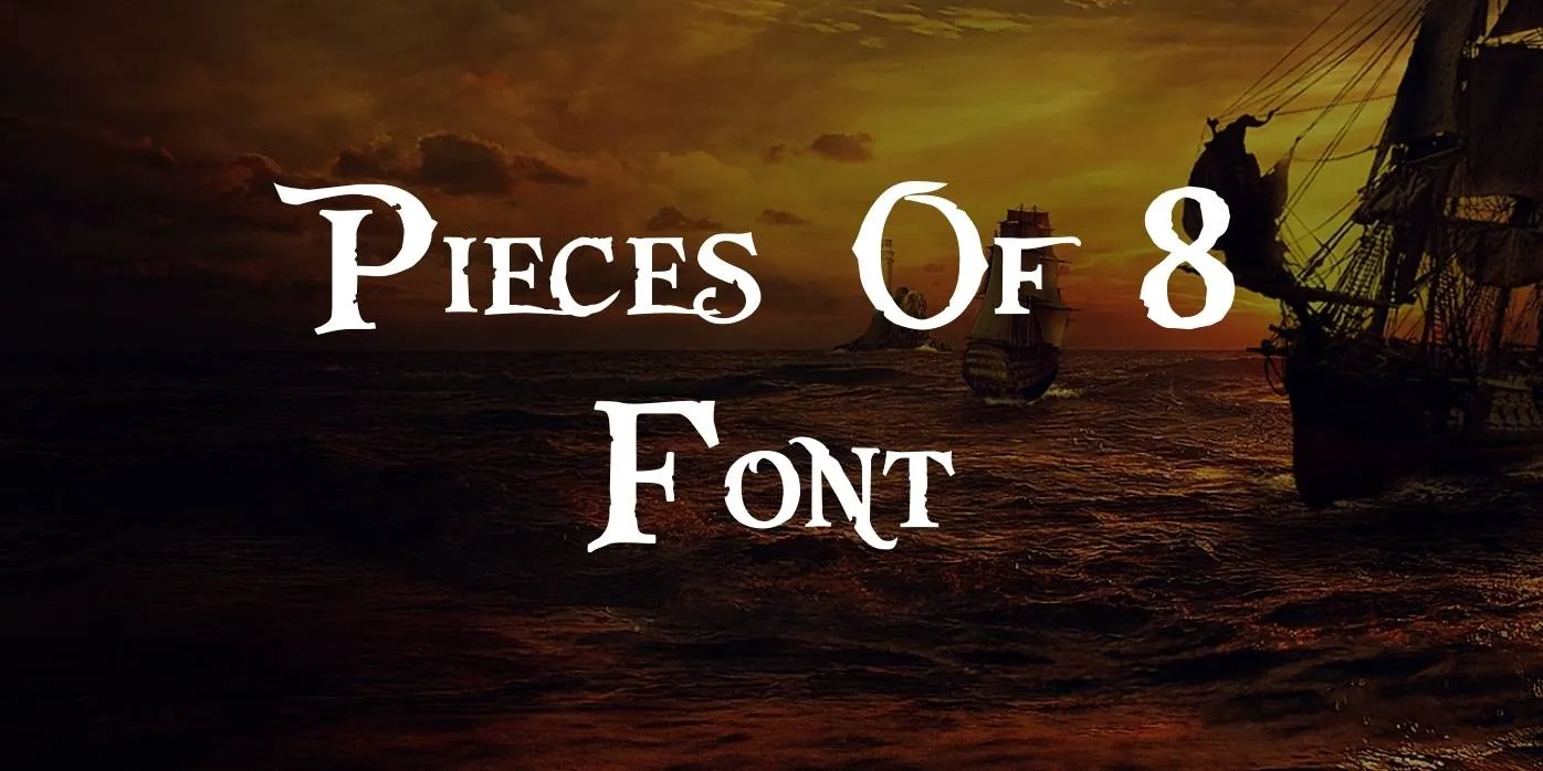 Pieces Of Eight Font Download