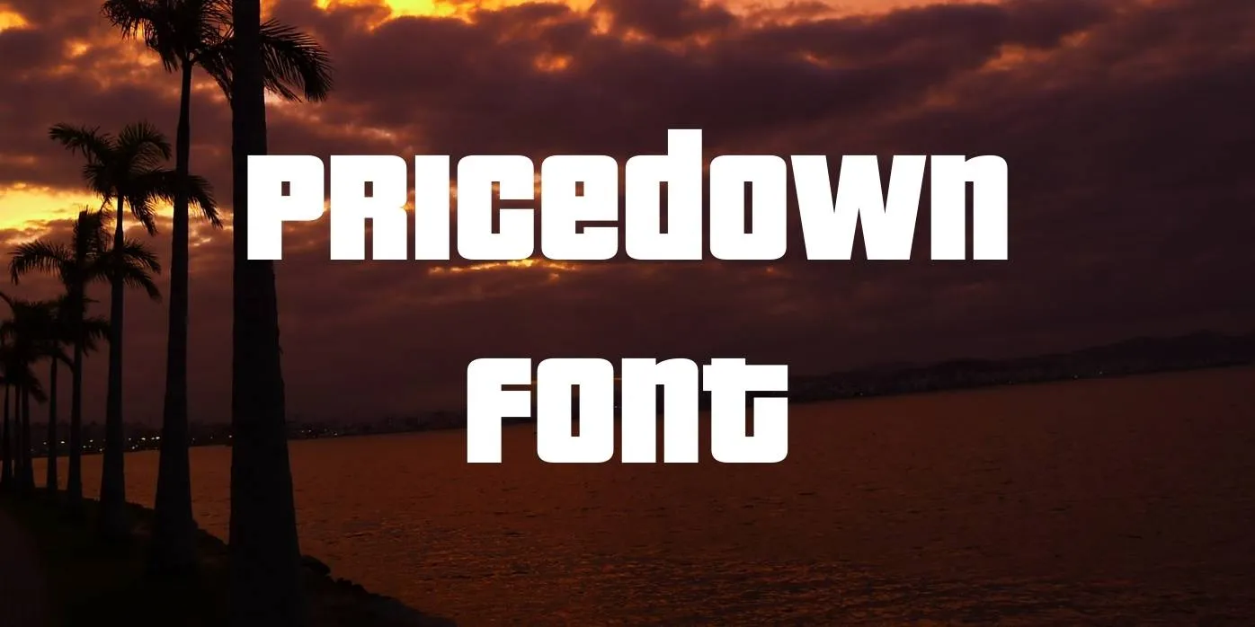 Pricedown Font Free Download