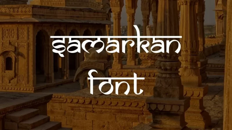 Samarkan Font Free Download