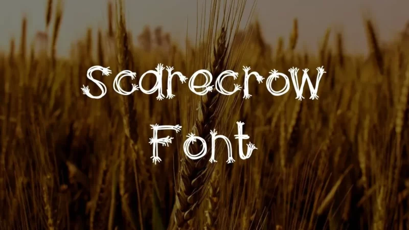 Scarecrow Font Free Download