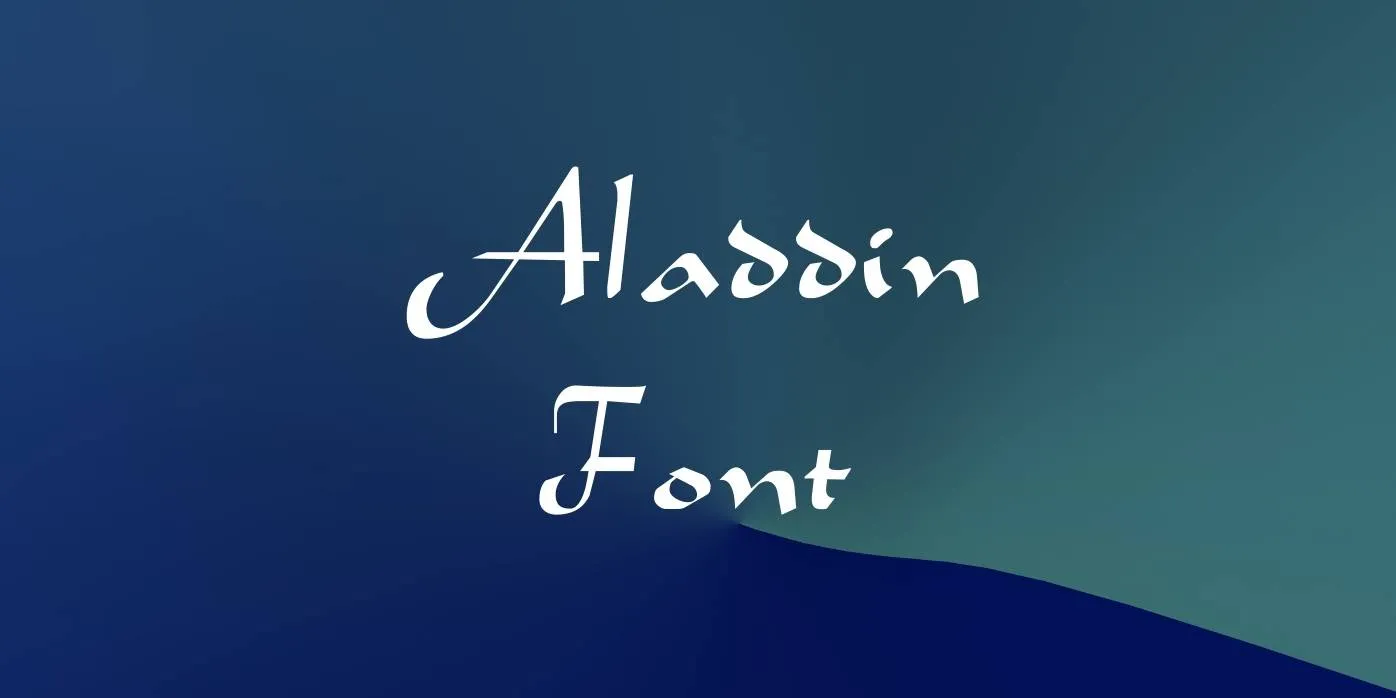 Aladdin Font Free Download