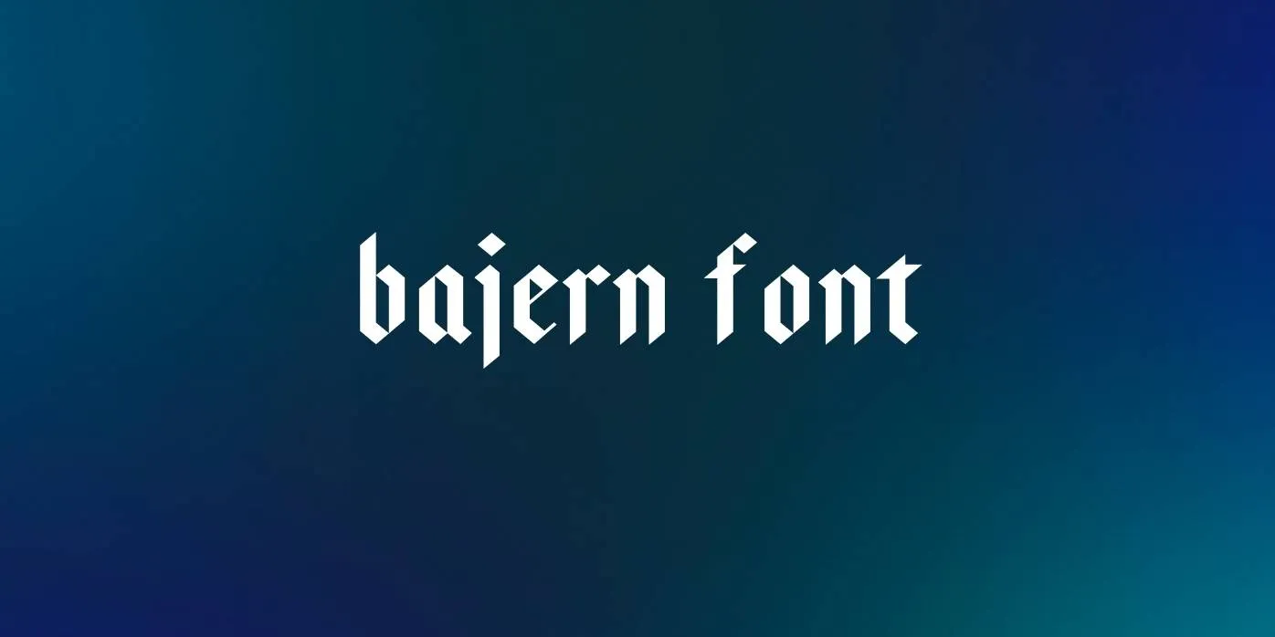 Bajern Font Free Download