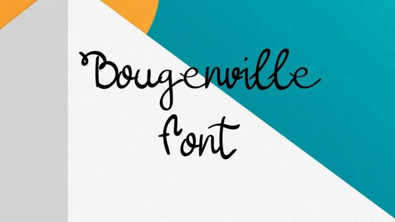 Bougenville Font Free Download