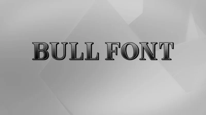 Bull Font Free Download