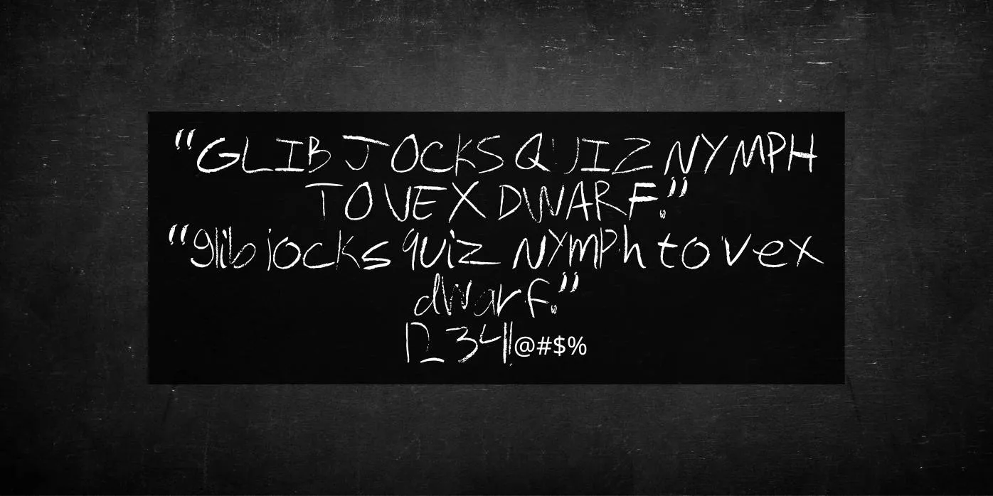 Chalkboard Font