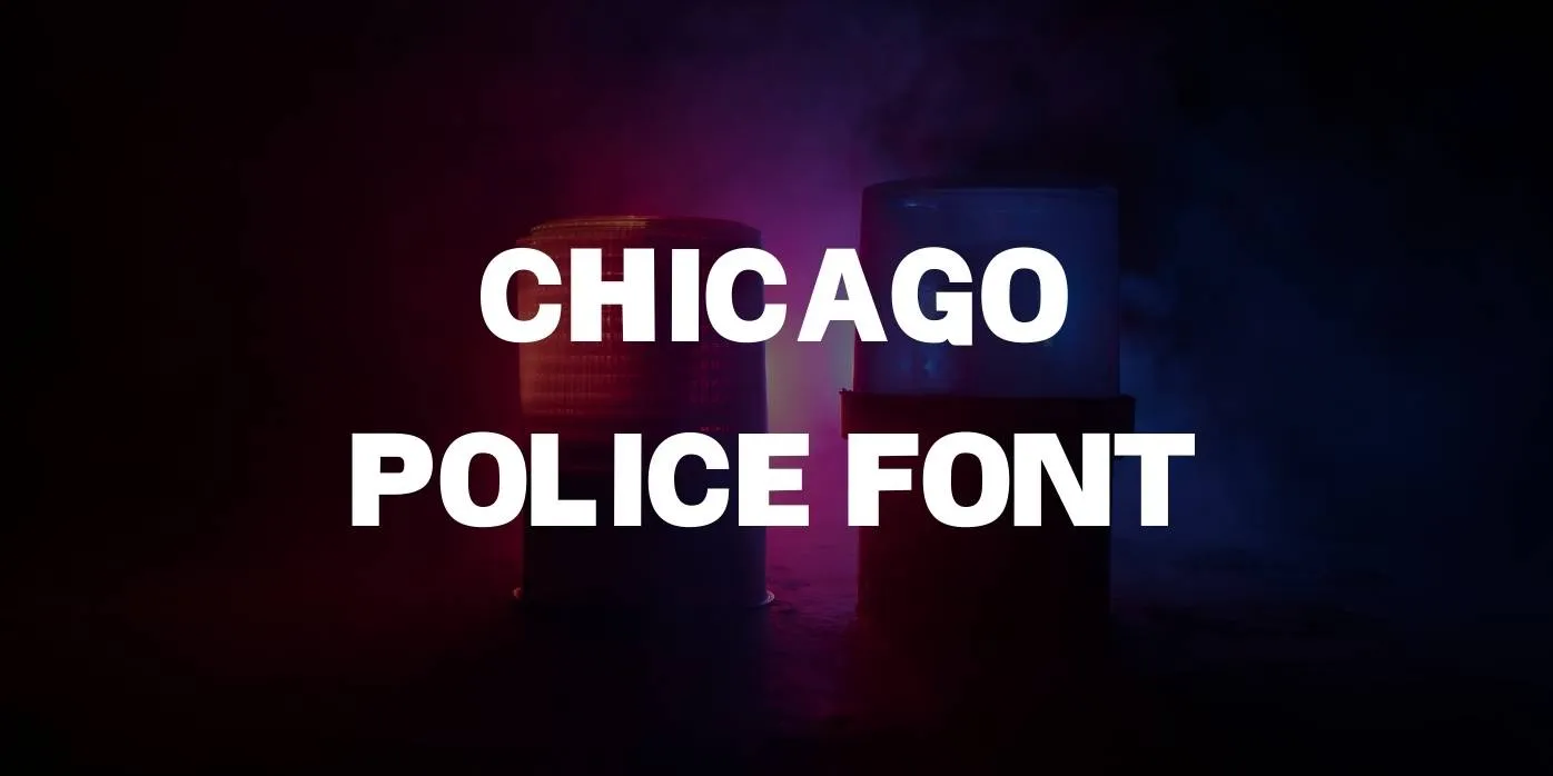 Chicago Police Font Free Download