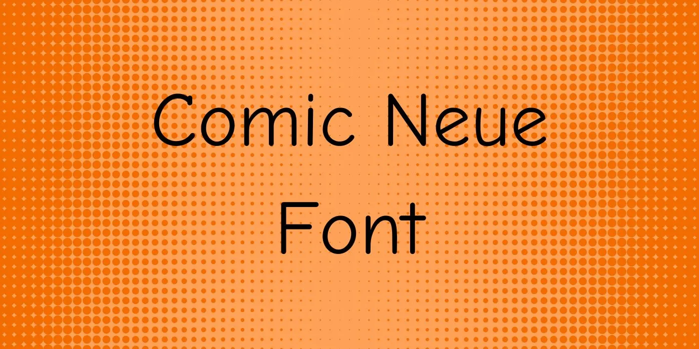 Comic Neue Font Free Download