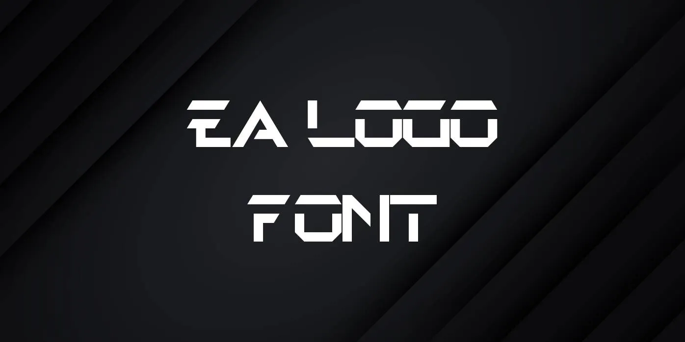 EA Logo Font Free Download