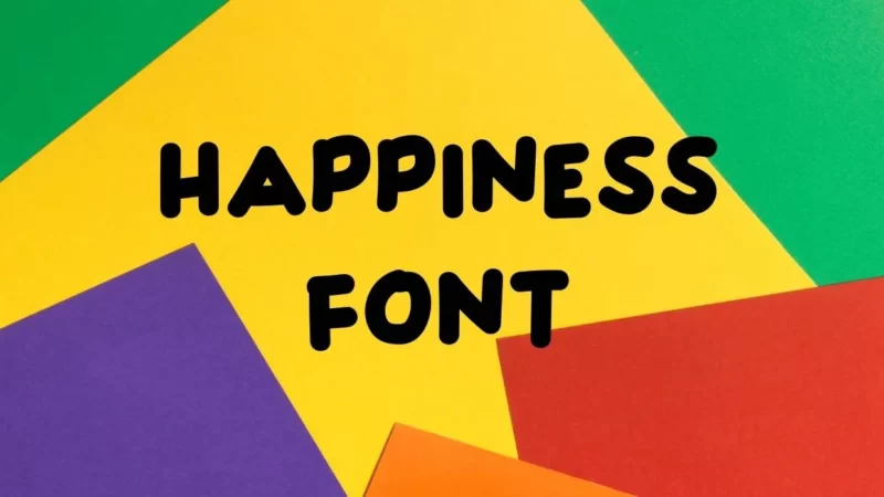 Happiness Font Free Download