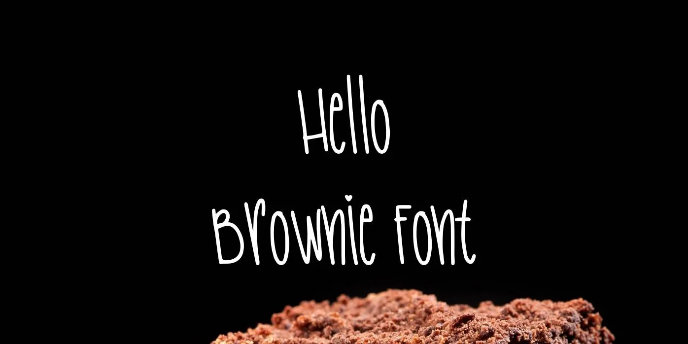 Hello Brownie Font Free Download