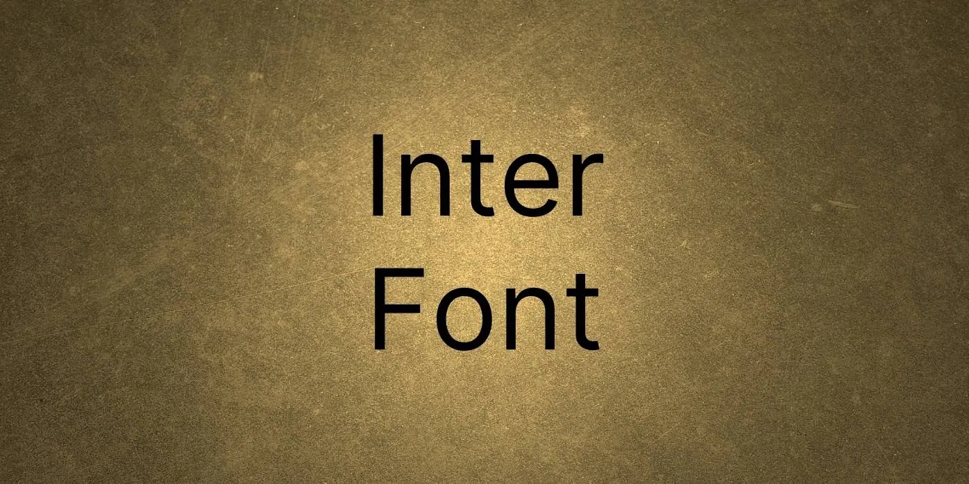 Inter Font Free Download